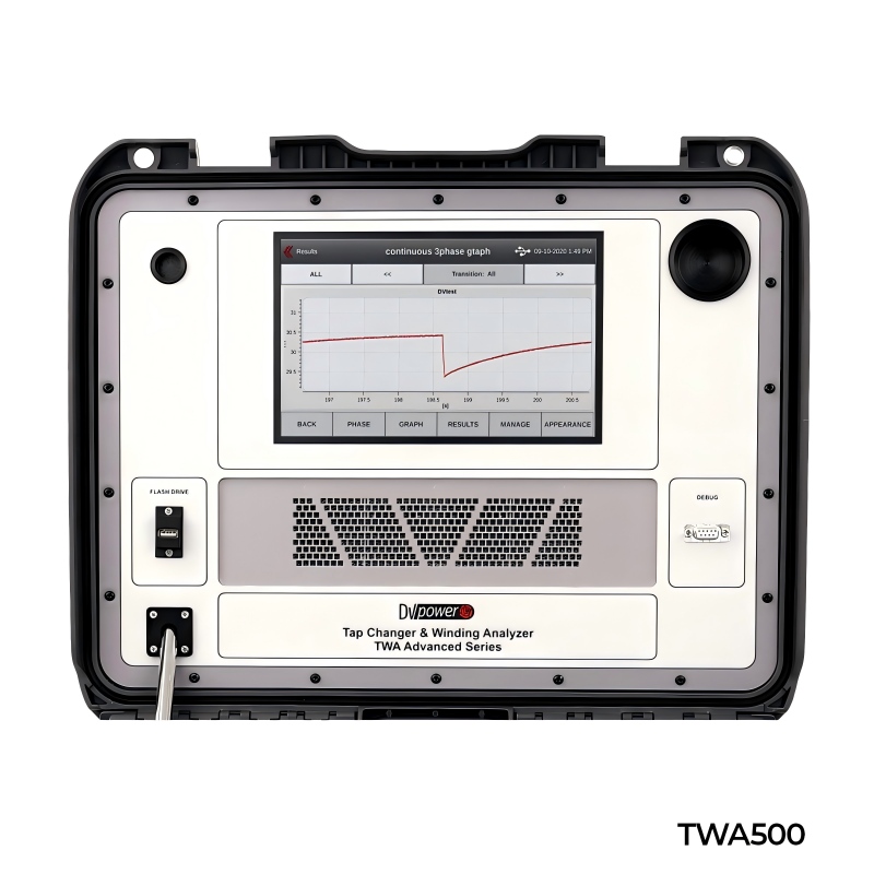 瑞典DVPOWER TWA500三相變壓器有載分接開關(guān)測(cè)試儀